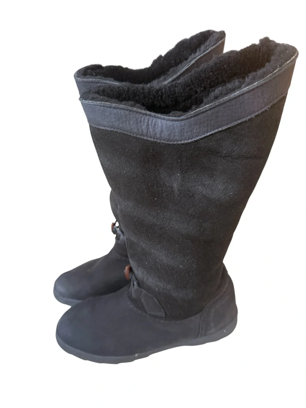 SOREL SHEARLING LINED BOOTS SIZE 9 MADE IN CANADA RUBBER SOLE